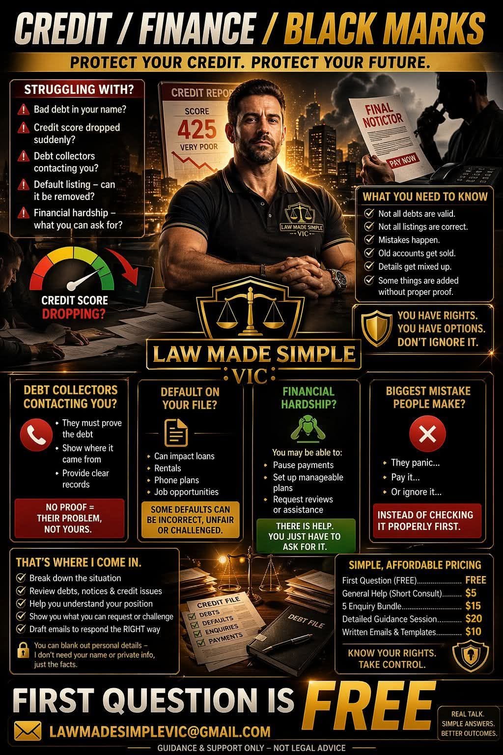 Law Made Simple VIC credit and finance guidance